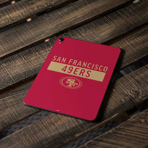 NFL San Francisco 49ers Red Performance Series Apple iPad Pro Skin