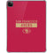 NFL San Francisco 49ers Red Performance Series iPad Pro 11in (2024) Clear Case