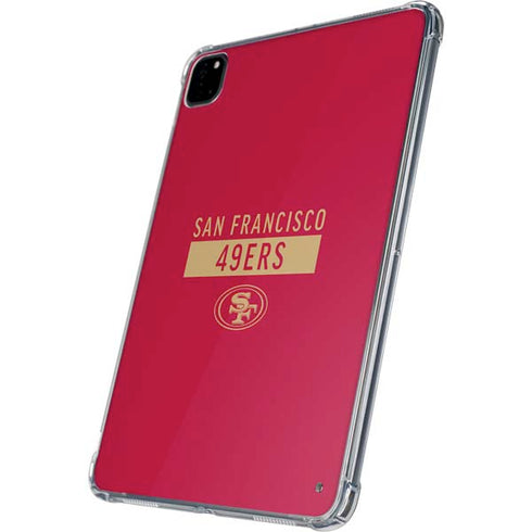 NFL San Francisco 49ers Red Performance Series iPad Pro 11in (2024) Clear Case
