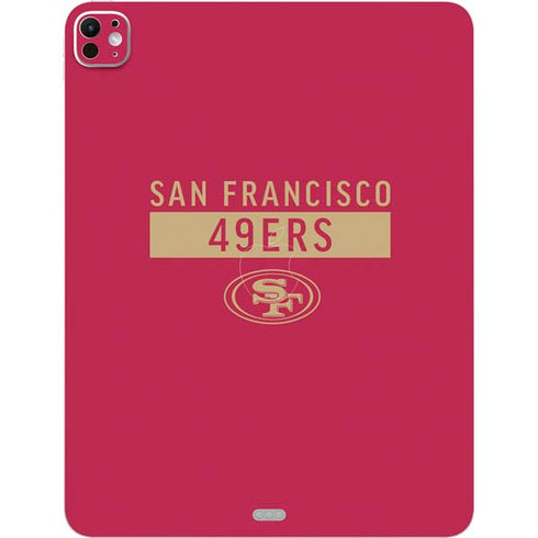 NFL San Francisco 49ers Red Performance Series iPad Pro 13in M4 (2024) Skin
