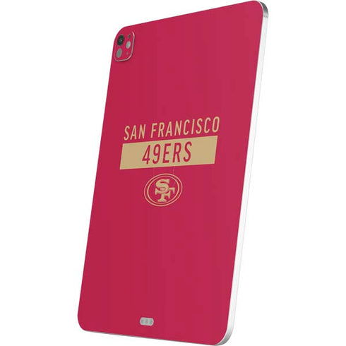 NFL San Francisco 49ers Red Performance Series iPad Pro 13in M4 (2024) Skin