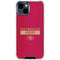 NFL San Francisco 49ers Red Performance Series iPhone 15 Clear Case