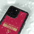 NFL San Francisco 49ers Red Performance Series iPhone 15 Pro Waterproof Case