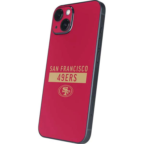 NFL San Francisco 49ers Red Performance Series iPhone 15 Skin