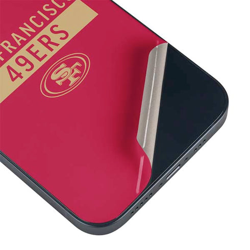 NFL San Francisco 49ers Red Performance Series iPhone 15 Skin