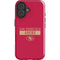 NFL San Francisco 49ers Red Performance Series iPhone 16 Impact Case