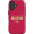 NFL San Francisco 49ers Red Performance Series iPhone 16 Magsafe Impact Case