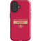NFL San Francisco 49ers Red Performance Series iPhone 16 Plus Impact Case
