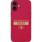 NFL San Francisco 49ers Red Performance Series iPhone 16 Plus Skin