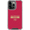 NFL San Francisco 49ers Red Performance Series iPhone 16 Pro Clear Case