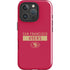 NFL San Francisco 49ers Red Performance Series iPhone 16 Pro Max Impact Case