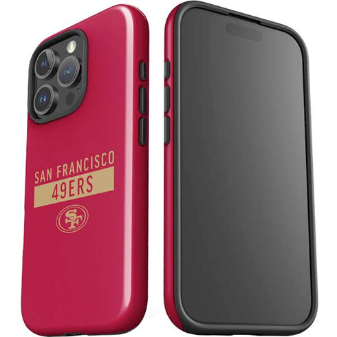 NFL San Francisco 49ers Red Performance Series iPhone 16 Pro Max Impact Case