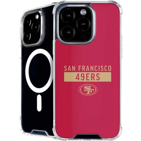 NFL San Francisco 49ers Red Performance Series iPhone 16 Pro Max MagSafe Case