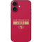 NFL San Francisco 49ers Red Performance Series iPhone 16 Skin