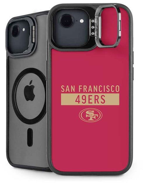 NFL San Francisco 49ers Red Performance Series iPhone 16e Kickstand Case