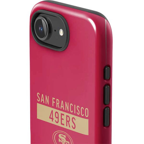 NFL San Francisco 49ers Red Performance Series iPhone 16e Impact Case