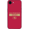 NFL San Francisco 49ers Red Performance Series iPhone 16e Skin