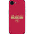 NFL San Francisco 49ers Red Performance Series iPhone 16e Skin