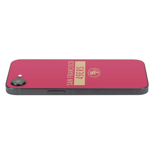 NFL San Francisco 49ers Red Performance Series iPhone 16e Skin