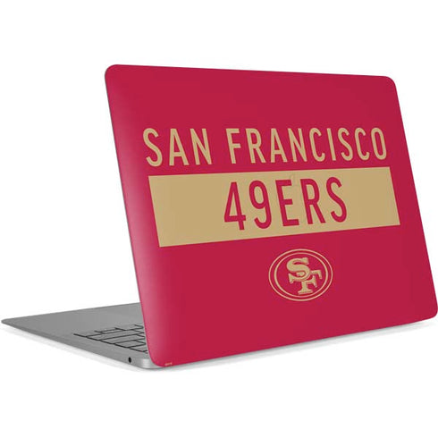 NFL San Francisco 49ers Red Performance Series Apple MacBook Air Skin