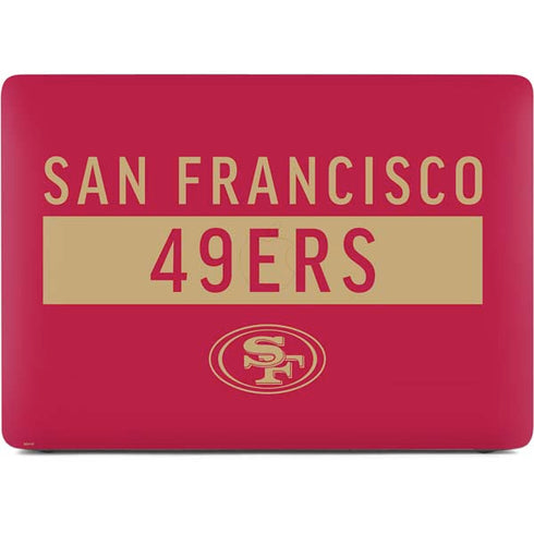 NFL San Francisco 49ers Red Performance Series Apple MacBook Air Skin
