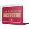 NFL San Francisco 49ers Red Performance Series MacBook Pro 14in (2021-24) Case plus Skin