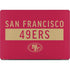 NFL San Francisco 49ers Red Performance Series Apple MacBook Pro 14-inch Skin