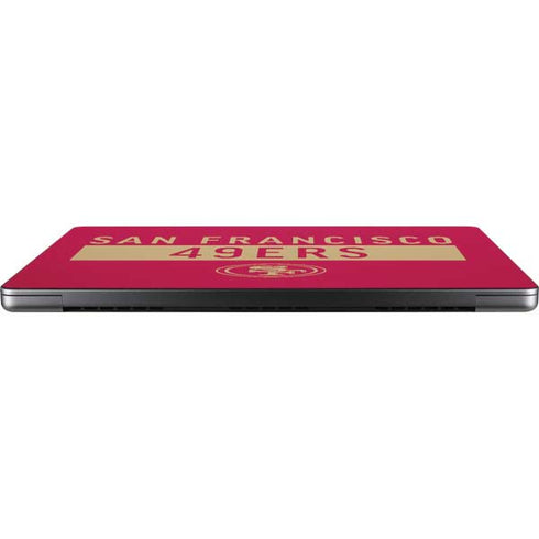 NFL San Francisco 49ers Red Performance Series Apple MacBook Pro 14-inch Skin