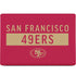 NFL San Francisco 49ers Red Performance Series MacBook Skins