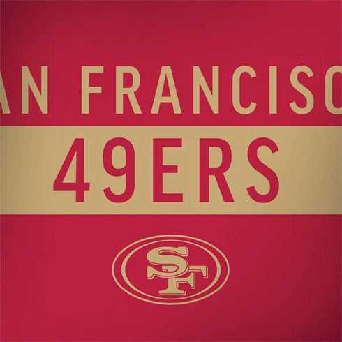 NFL San Francisco 49ers Red Performance Series MacBook Skins