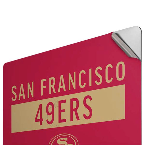NFL San Francisco 49ers Red Performance Series Apple MacBook Pro 16-inch Skin