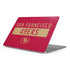 NFL San Francisco 49ers Red Performance Series Apple MacBook Pro 16-inch Skin