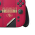 NFL San Francisco 49ers Red Performance Series Nintendo Switch 2 (2025) Joy-Con Controller Skin