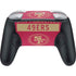 NFL San Francisco 49ers Red Performance Series Nintendo Switch 2 (2025) Pro Controller Skin