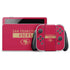 NFL San Francisco 49ers Red Performance Series Nintendo Skins
