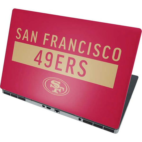 NFL San Francisco 49ers Red Performance Series Dell Precision Skin
