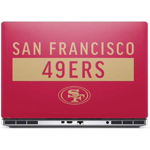 NFL San Francisco 49ers Red Performance Series Dell Precision Skin