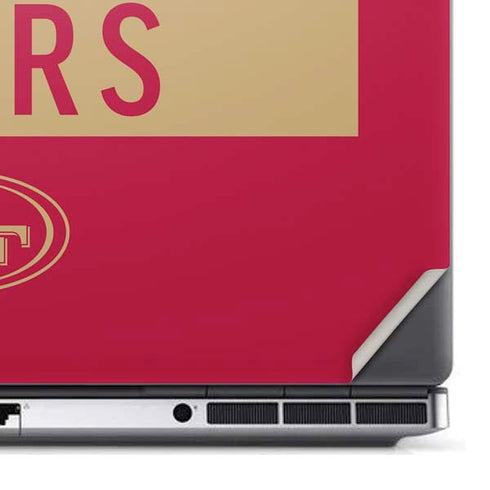 NFL San Francisco 49ers Red Performance Series Dell Precision Skin