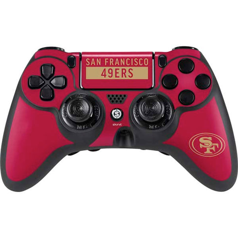 NFL San Francisco 49ers Red Performance Series PlayStation PS4 Skins