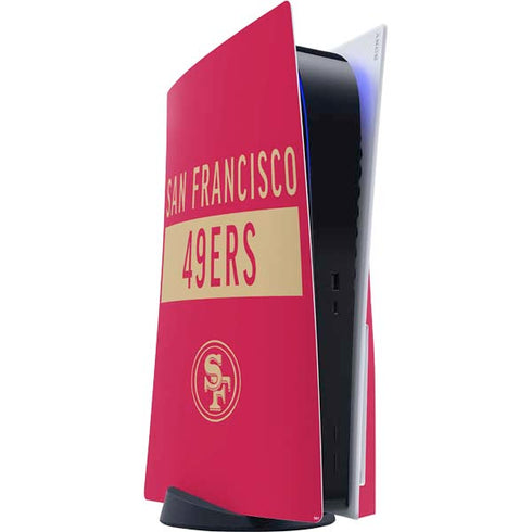 NFL San Francisco 49ers Red Performance Series PlayStation PS5 Skins