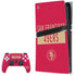 NFL San Francisco 49ers Red Performance Series PlayStation PS5 Skins
