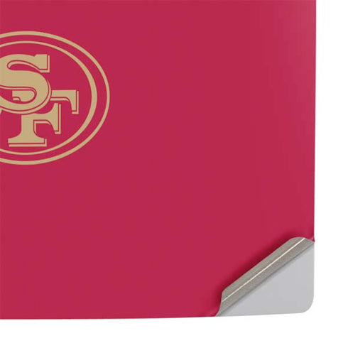 NFL San Francisco 49ers Red Performance Series PS5 Pro Console Skin