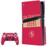 NFL San Francisco 49ers Red Performance Series PS5 Pro Disk Bundle Skin