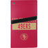 NFL San Francisco 49ers Red Performance Series PS5 Pro Disk Console Skin