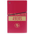 NFL San Francisco 49ers Red Performance Series PS5 Slim Digital Edition Console Skin