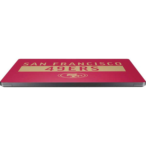 NFL San Francisco 49ers Red Performance Series Surface Laptop 7 13.8in Skin