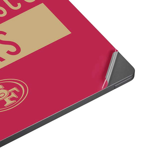 NFL San Francisco 49ers Red Performance Series Surface Laptop 7 13.8in Skin