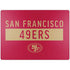 NFL San Francisco 49ers Red Performance Series Surface Laptop 7 15in Skin