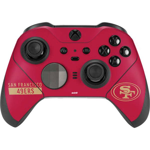 NFL San Francisco 49ers Red Performance Series Xbox Elite Wireless Controller Series 2 Skin