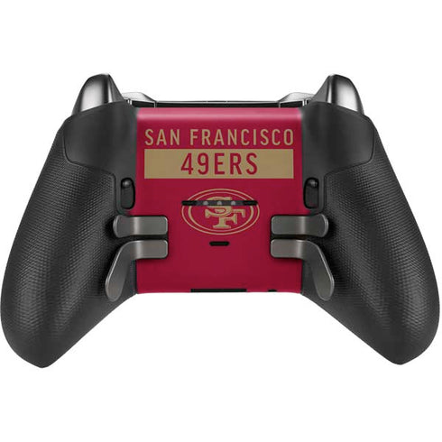 NFL San Francisco 49ers Red Performance Series Xbox Elite Wireless Controller Series 2 Skin